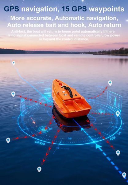 Кораблик для завоза прикормки с GPS навигацией Boatman East Boat S3-GPS-О1 S3-GPS-О1 фото