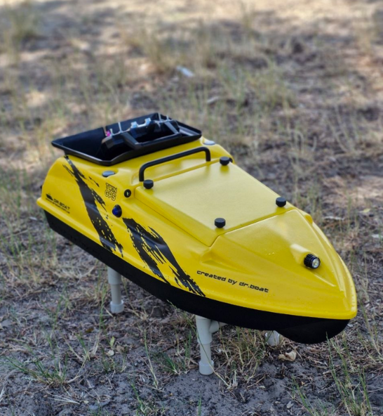 Скоростной кораблик с GPS автопилотом и глубиномером для завоза прикормки Dr.Boat Poseidon POSGPSG75-Y фото