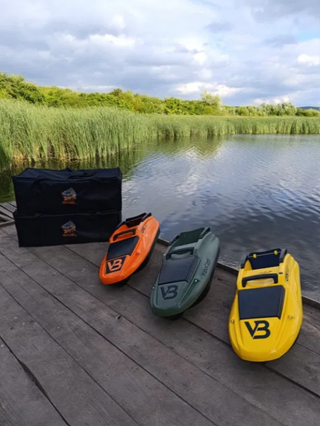 Скоростной кораблик для рыбалки Dr.Boat модель Vіbo Carp с GPS навигацией и глубиномером VBGGPS фото