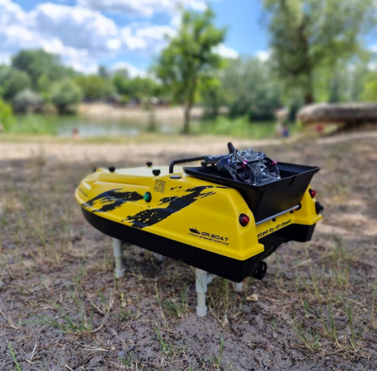 Кораблик для завозу прикормки Dr.Boat Poseidon. З кольоровим ехолотом Toslon TF520 та GPS автопілотом POSGPST75-Y фото