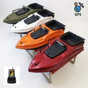 Скоростной кораблик с цветным эхолотом Toslon TF520 и GPS-навигацией для завоза прикормки Dr.Boat Varvar 83 см VRGPS83T фото