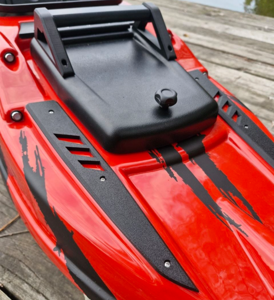 Скоростной кораблик с GPS автопилотом для завоза прикормки Dr.Boat Barracuda бункер ковш. BR83GPS фото