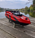 Скоростной кораблик с GPS автопилотом для завоза прикормки Dr.Boat Barracuda бункер ковш. BR83GPS фото 2