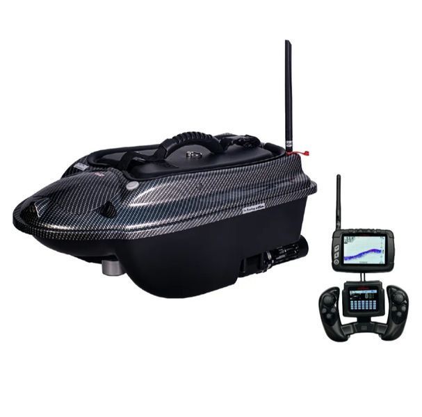 Карповий кораблик для завоза прикормки Boatman Actor PLUS PRO Carbon с GPS-автопилотом и цветным эхолотом RF100 СPROGPSRF100 фото